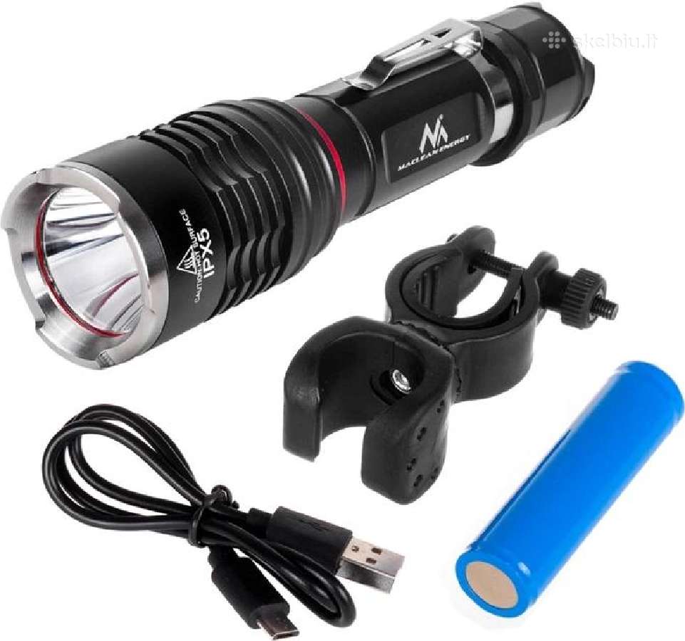 Maclean Mce220 LED žibintas su dviračio laikikliu - nuotraukos Nr. 3