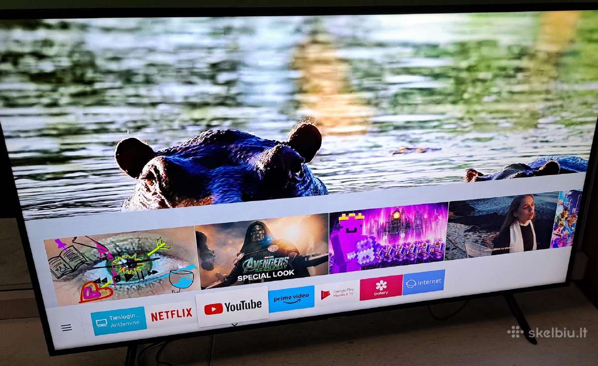 Samsung Ue55nu7172u Labai Gera Būklė - nuotraukos Nr. 3