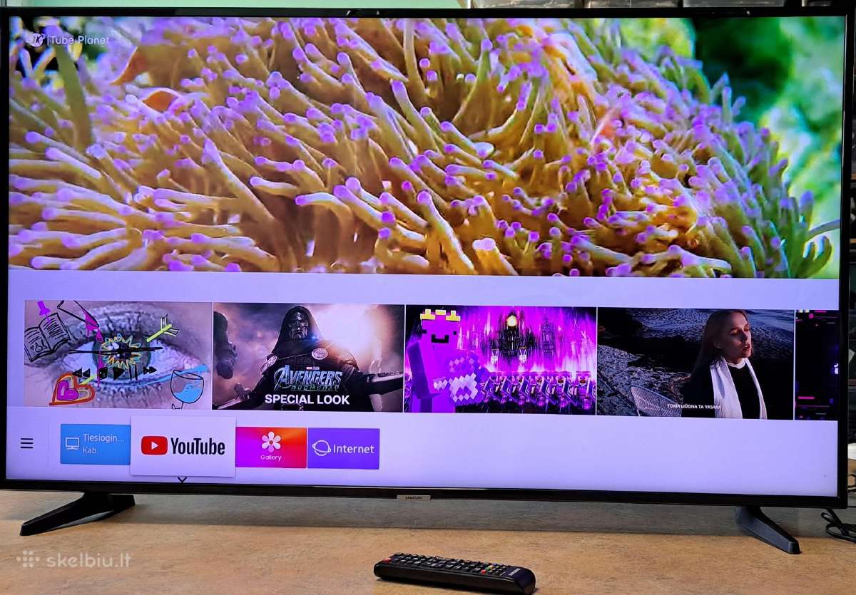 Samsung Ue50nu7092u smart Labai Geros Būklės - nuotraukos Nr. 3