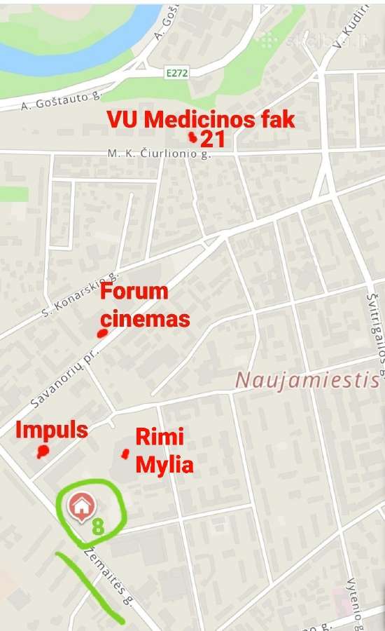 Butas netoli miesto centro - nuotraukos Nr. 5