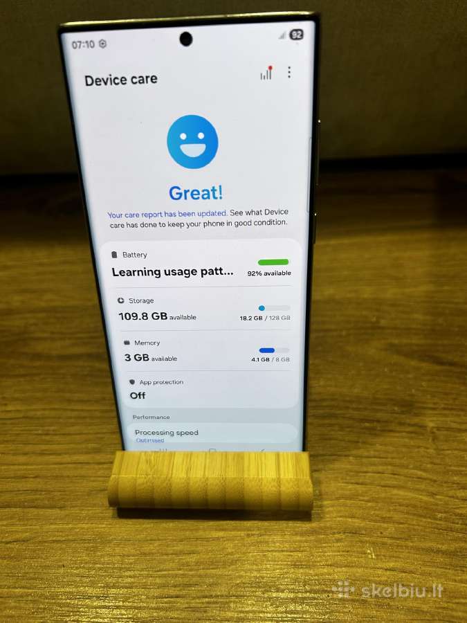 Samsung s22ultra 128gb tvarkingas - nuotraukos Nr. 2