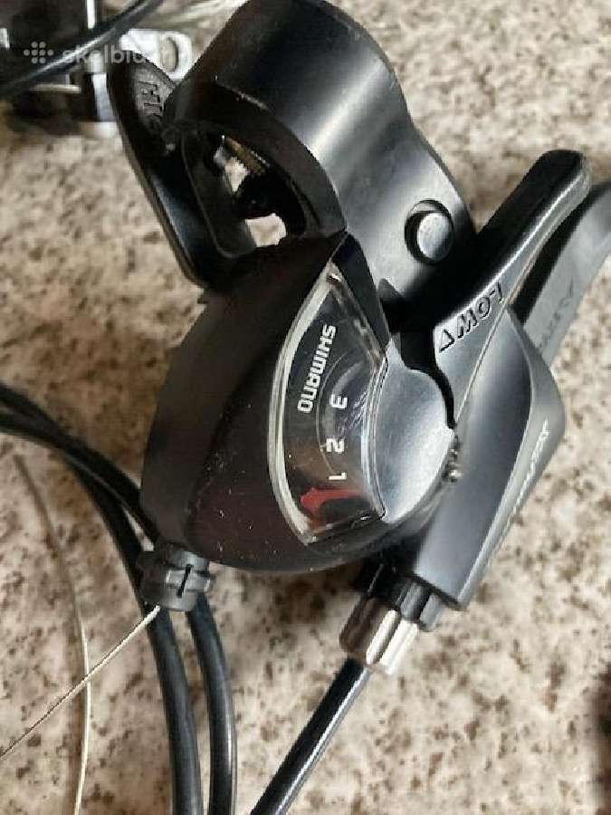 Shimano 3x8 kombinuotos rankenos + 160mm stabdziai - nuotraukos Nr. 2