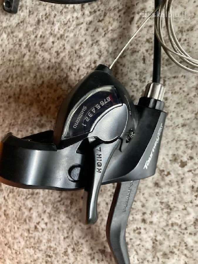Shimano 3x8 kombinuotos rankenos + 160mm stabdziai - nuotraukos Nr. 3