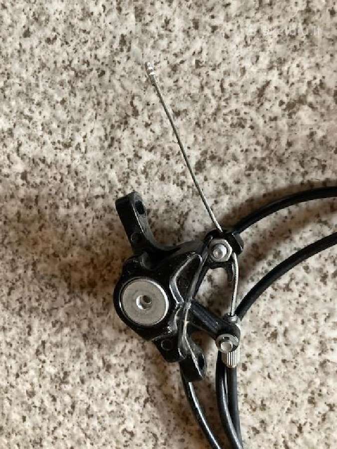 Shimano 3x8 kombinuotos rankenos + 160mm stabdziai - nuotraukos Nr. 4