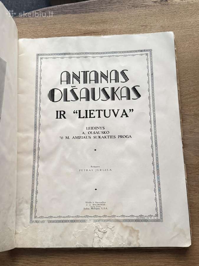 Antanas Olšauskas ir Lietuva 1934 m. - nuotraukos Nr. 2