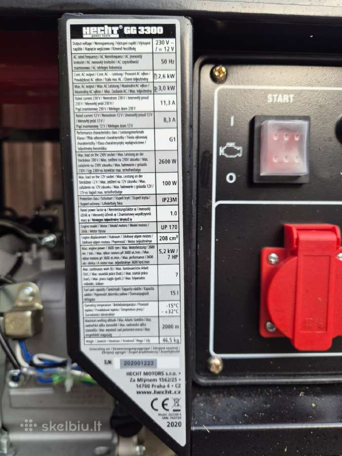 Elektros Generatorius 2,6 Kw - nuotraukos Nr. 3