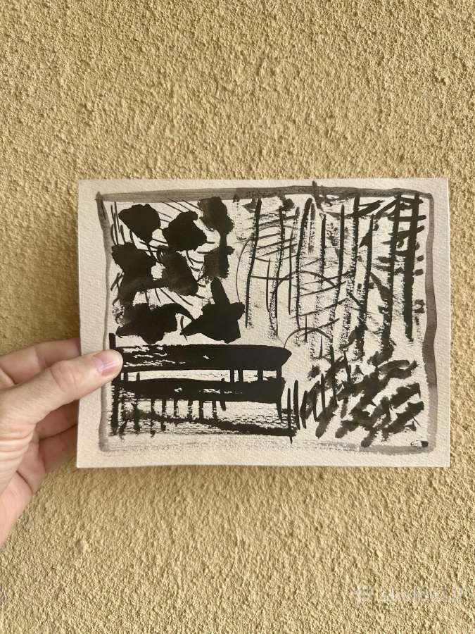 Autorinė tapyba tušu - nuotraukos Nr. 2