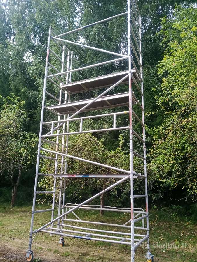 Mūrininkų pastoliai aukštis 3 m plotis1m ilgis2,5m - nuotraukos Nr. 14