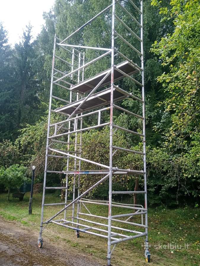 Mūrininkų pastoliai aukštis 3 m plotis1m ilgis2,5m - nuotraukos Nr. 23