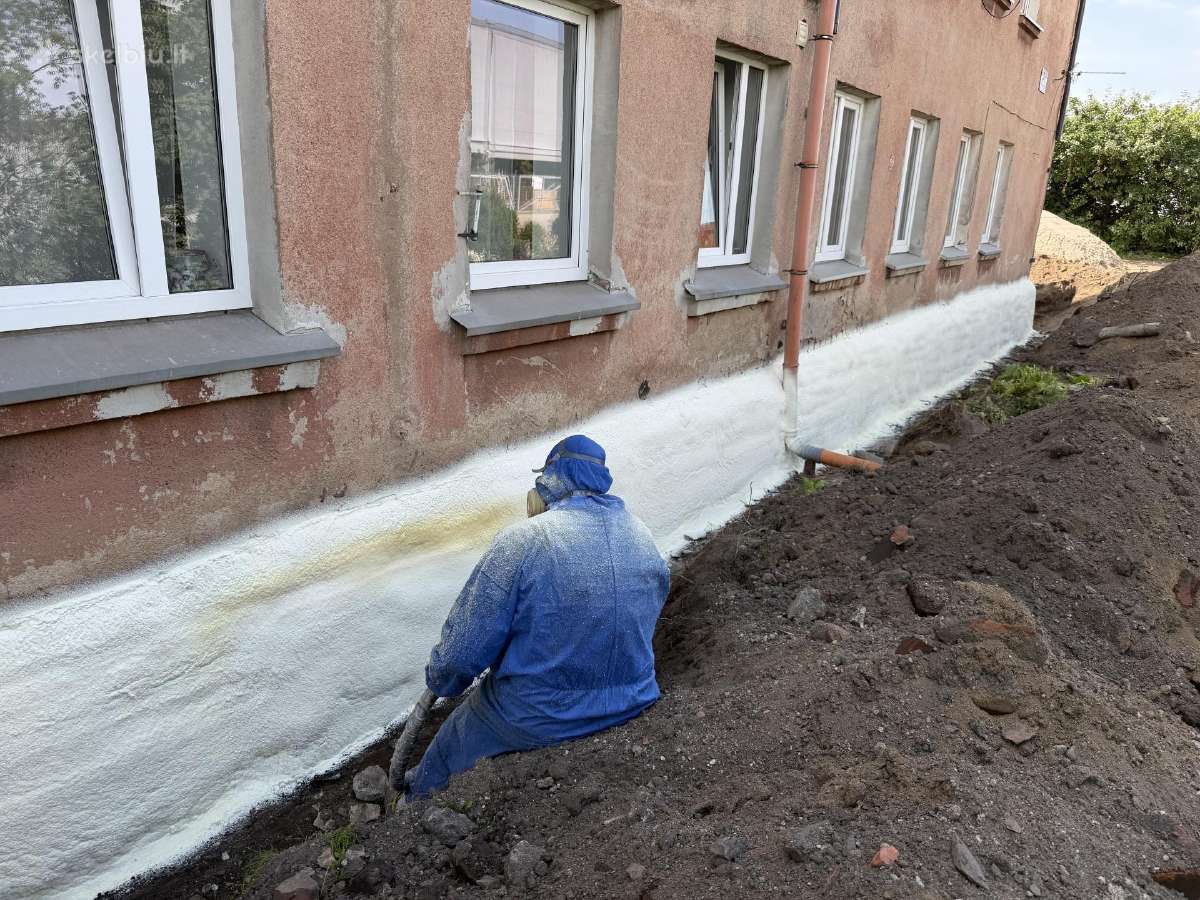 Šiltinimas poliuretano putomis. - nuotraukos Nr. 12