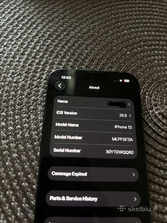 iPhone 13 128gb - nuotraukos Nr. 5