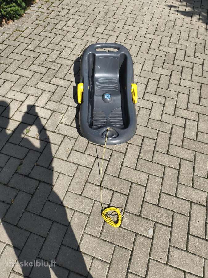 Plastikinės vaikiškos rogės ir 2 čiuožtukai - nuotraukos Nr. 2