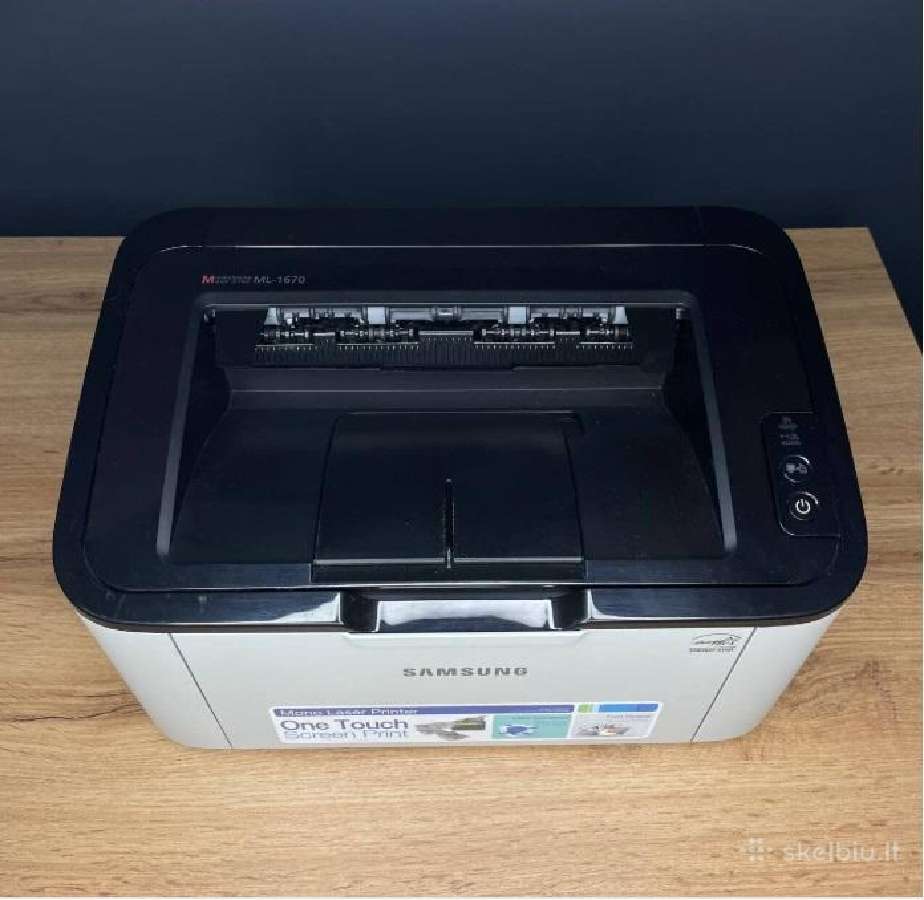 Samsung Ml-1670 (nauja kasete; kabeliai; siuntimas - nuotraukos Nr. 2