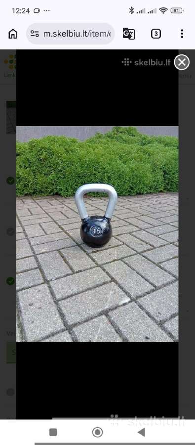 24ir16kg.metalinė girė Tarybinių laiku sportinė - nuotraukos Nr. 2