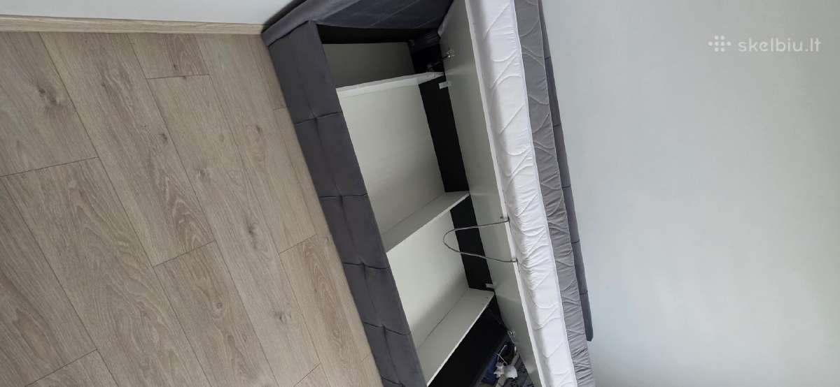 Viengulė lova Boss su patalinės dėže ir čiužiniu - nuotraukos Nr. 3