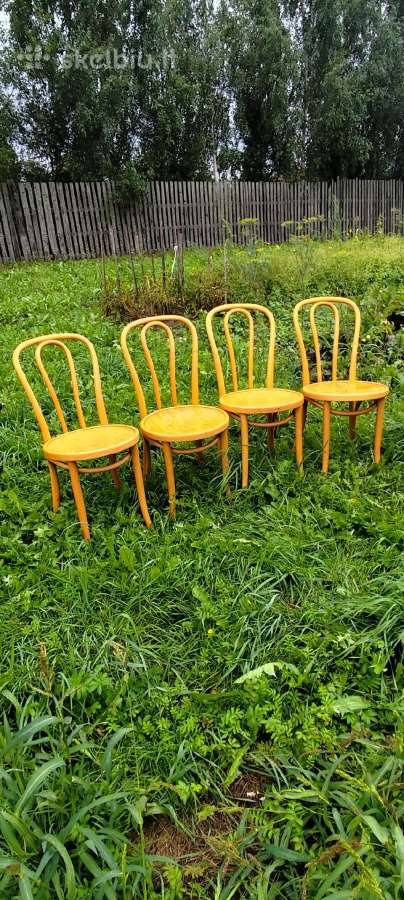 Vienos kėdės (Thonet Nr. 18 stiliaus) + stalas - nuotraukos Nr. 3