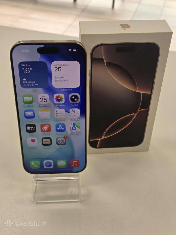 Apple iPhone 16 Pro 256gb - nuotraukos Nr. 2