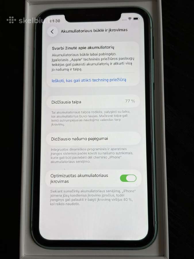 iPhone 11 128gb - nuotraukos Nr. 6