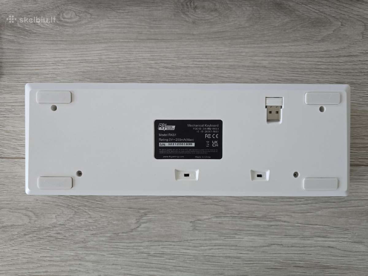 Belaidė klaviatūra Royal Kludge Rk61 - nuotraukos Nr. 7