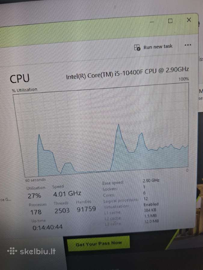 I5-10400f / Gtx 1660 Super / 32 GB RAM - nuotraukos Nr. 9