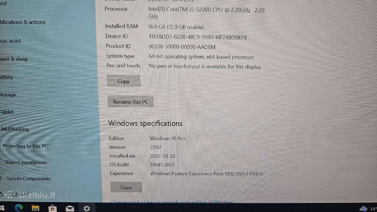 Hp Elitebook 820 - nuotraukos Nr. 5