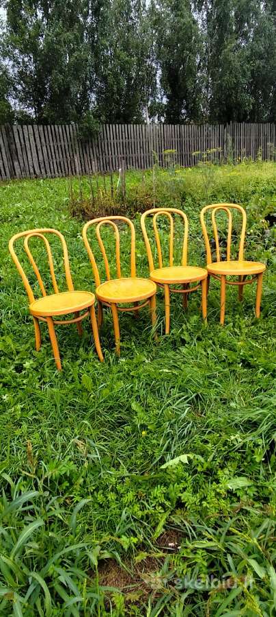 Vienos kėdės (Thonet Nr. 18 stiliaus) + stalas - nuotraukos Nr. 11