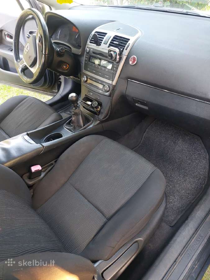 Toyota Avensis, 2010 m., 2.0 l (93 kw) Dyzelinas - nuotraukos Nr. 9
