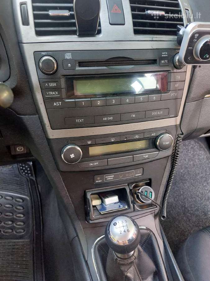 Toyota Avensis, 2010 m., 2.0 l (93 kw) Dyzelinas - nuotraukos Nr. 10