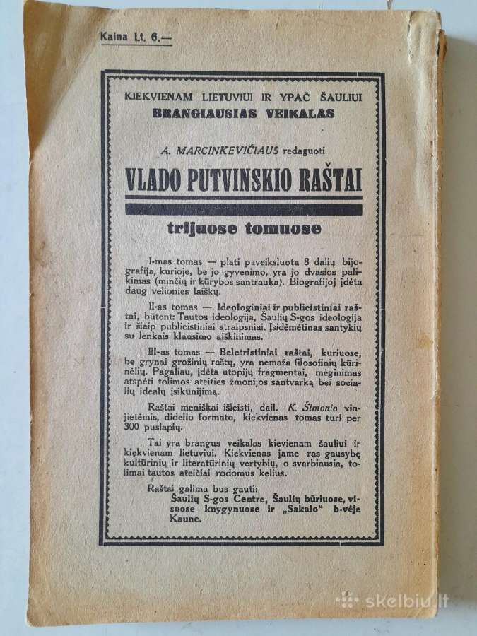 "Lietuvos Šaulių s-gos leidinys" 1934m. - nuotraukos Nr. 12