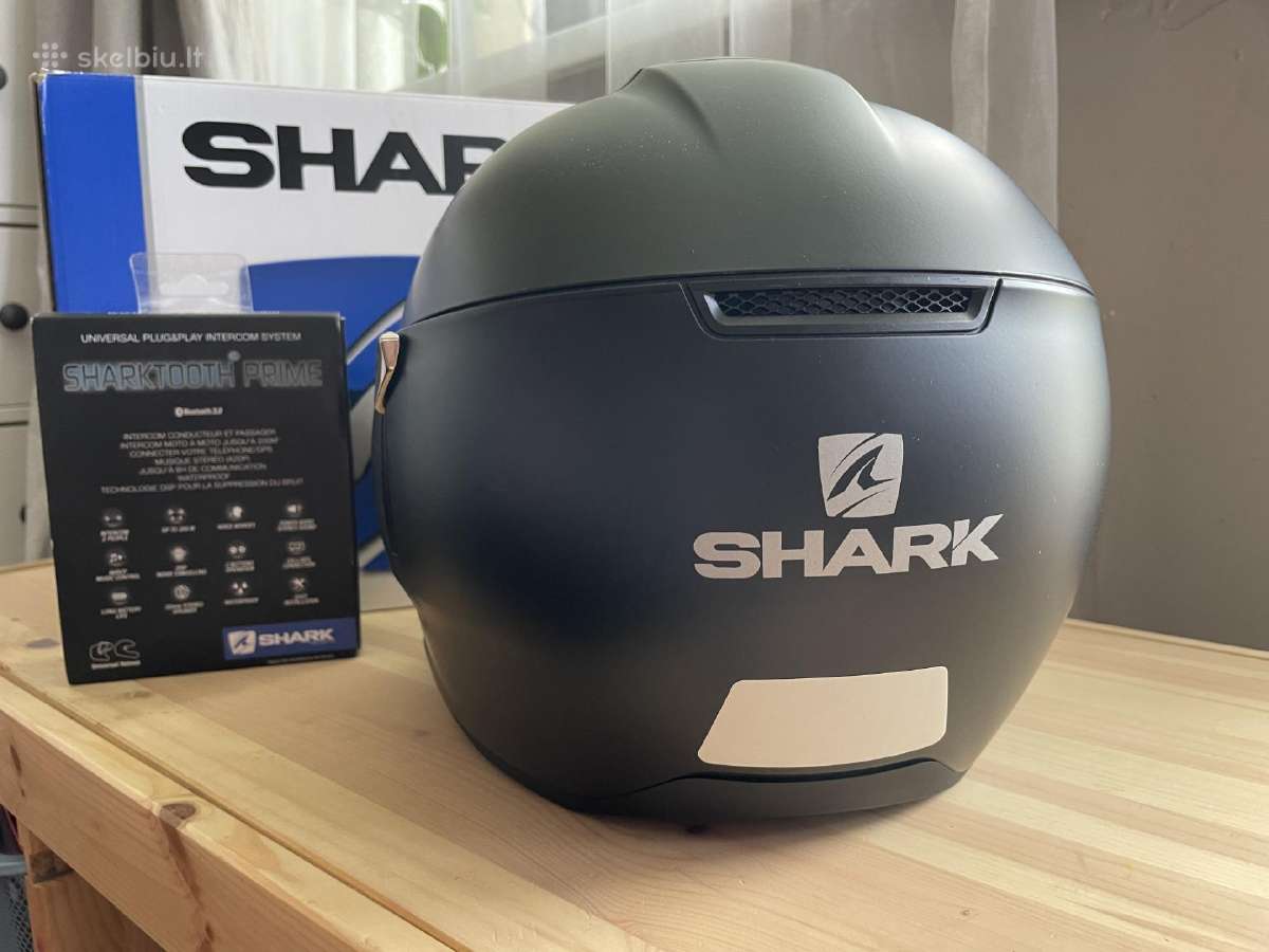 Motociklininko šalmas Shark Citycuiser Blank - nuotraukos Nr. 5