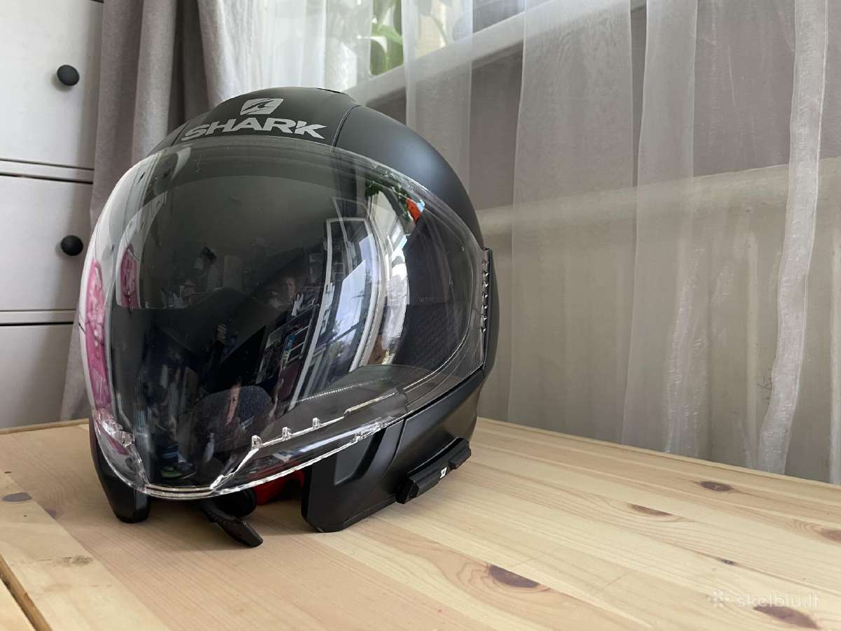 Motociklininko šalmas Shark Citycuiser Blank - nuotraukos Nr. 6