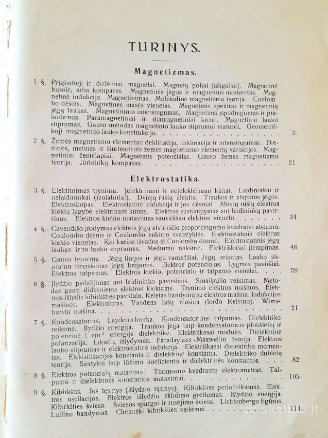 "Fizikos paskaitos" 1926m. Prof V Čepinskis - nuotraukos Nr. 7