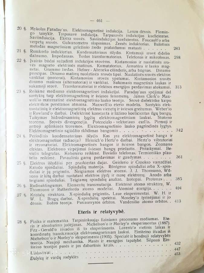 "Fizikos paskaitos" 1926m. Prof V Čepinskis - nuotraukos Nr. 9