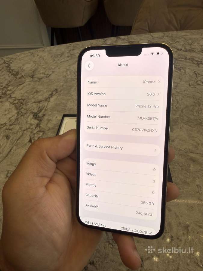 iPhone 13 pro, 256gb - nuotraukos Nr. 5