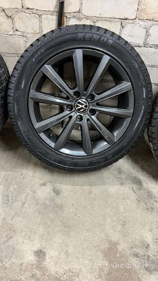 VW Ratlankiai Merano su žiem. padangom 215/55/r17 - nuotraukos Nr. 3