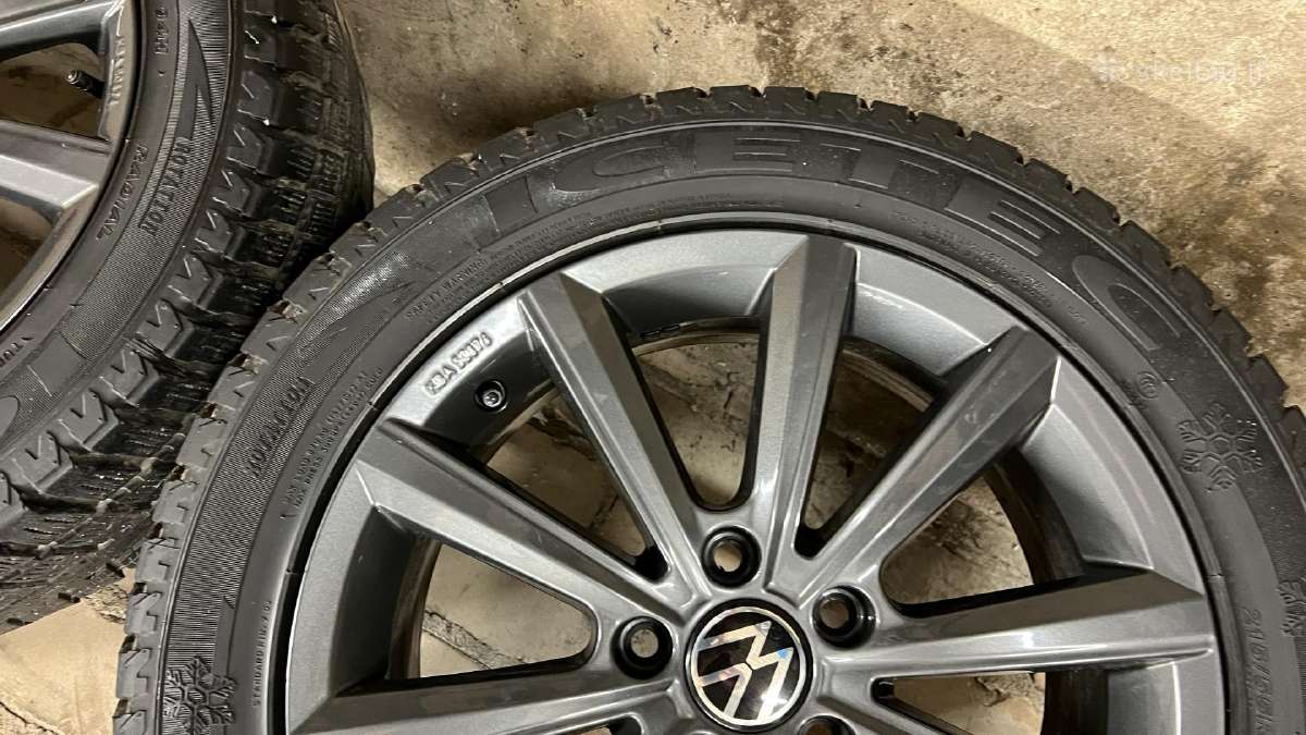 VW Ratlankiai Merano su žiem. padangom 215/55/r17 - nuotraukos Nr. 7