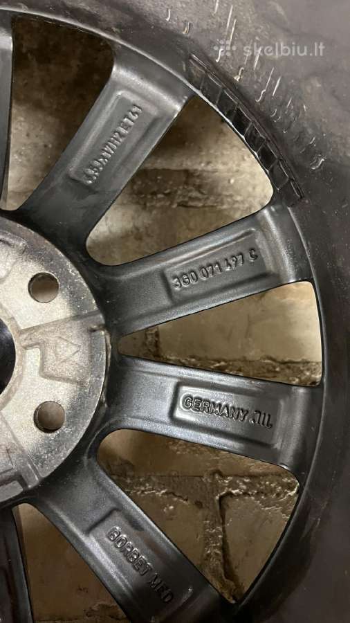 VW Ratlankiai Merano su žiem. padangom 215/55/r17 - nuotraukos Nr. 23