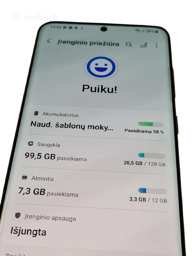 Samsung Galaxy S20 5G 12/128gb +3mėn. garantija - nuotraukos Nr. 5