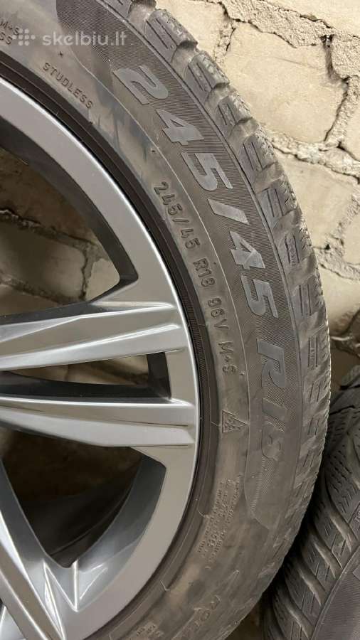 VW ratlankiai Sebring su žiem. padangom 245/45/r18 - nuotraukos Nr. 7