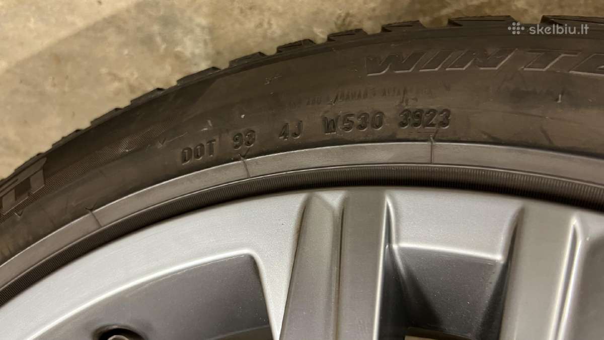 VW ratlankiai Sebring su žiem. padangom 245/45/r18 - nuotraukos Nr. 8
