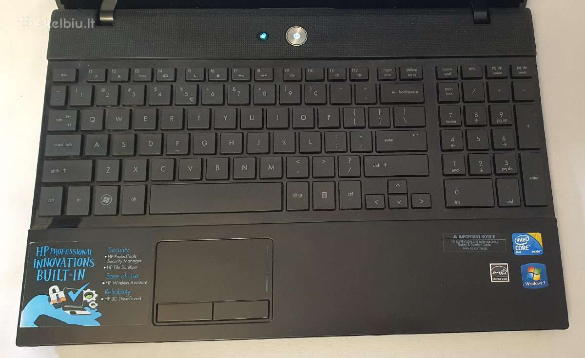 Hp Probook 4510sintel Core2 2 GB RAM 233 GB HDD - nuotraukos Nr. 3