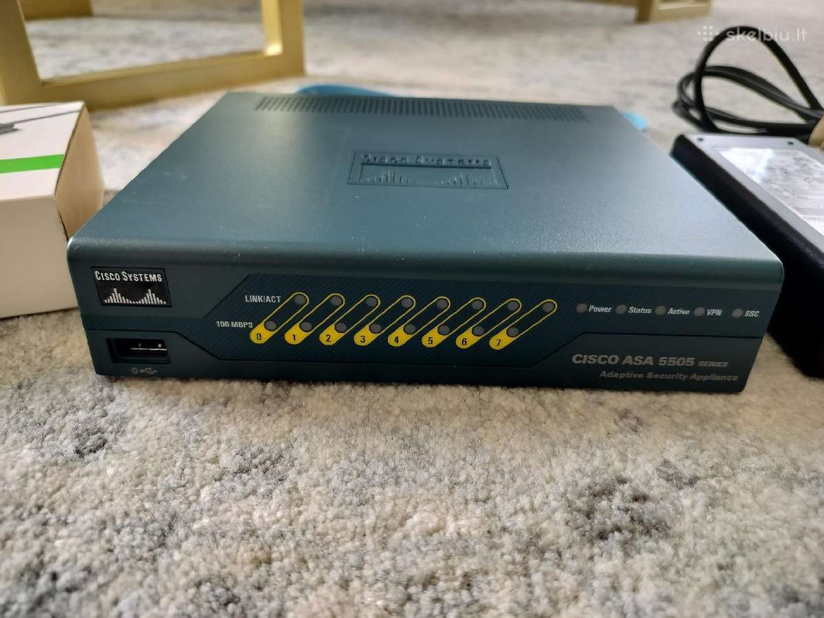 Cisco Asa5505 Ipsec - nuotraukos Nr. 2