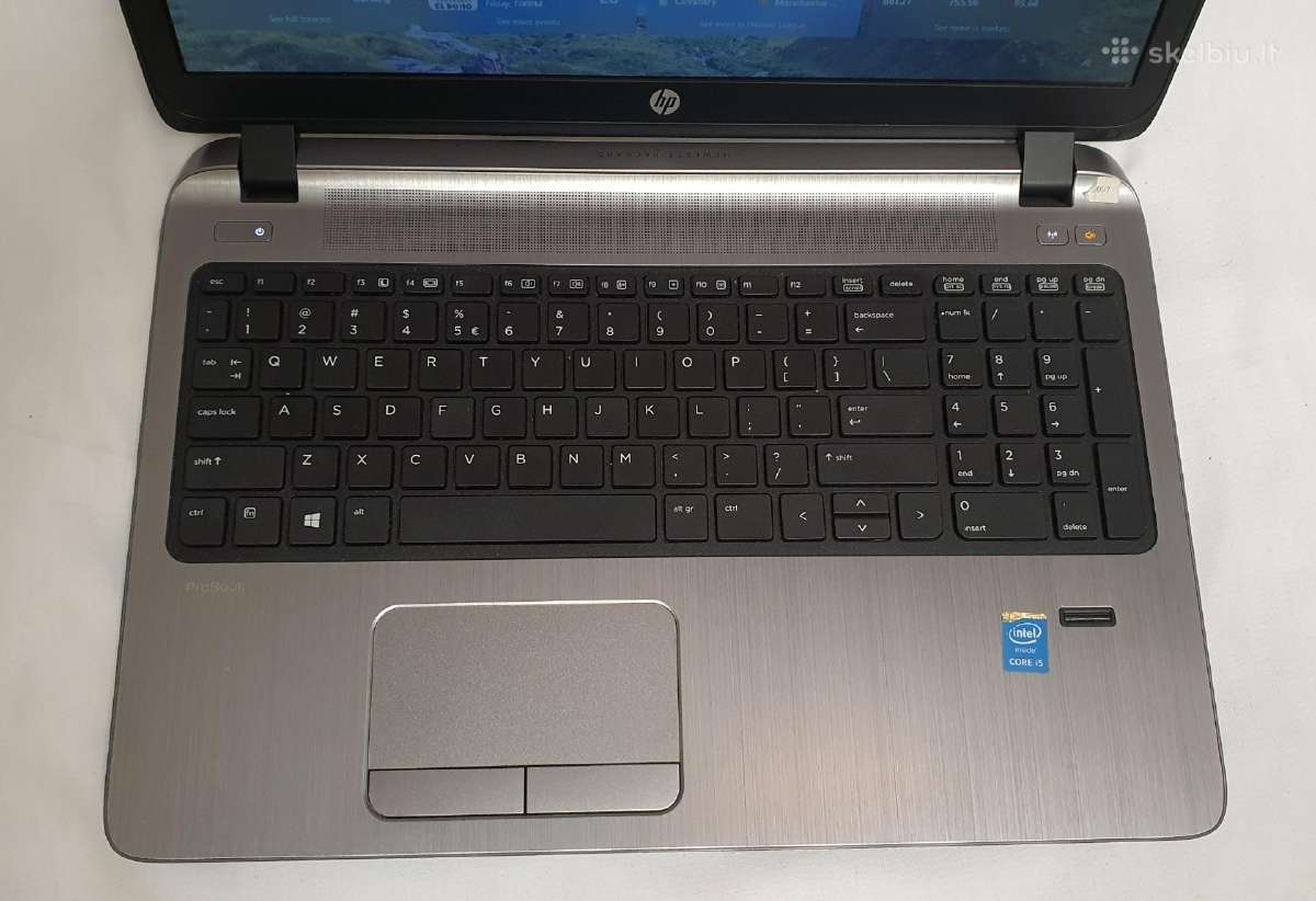 Hp Probook 450 G2 Intel Core i5-5200u 8 RAM 700hdd - nuotraukos Nr. 2