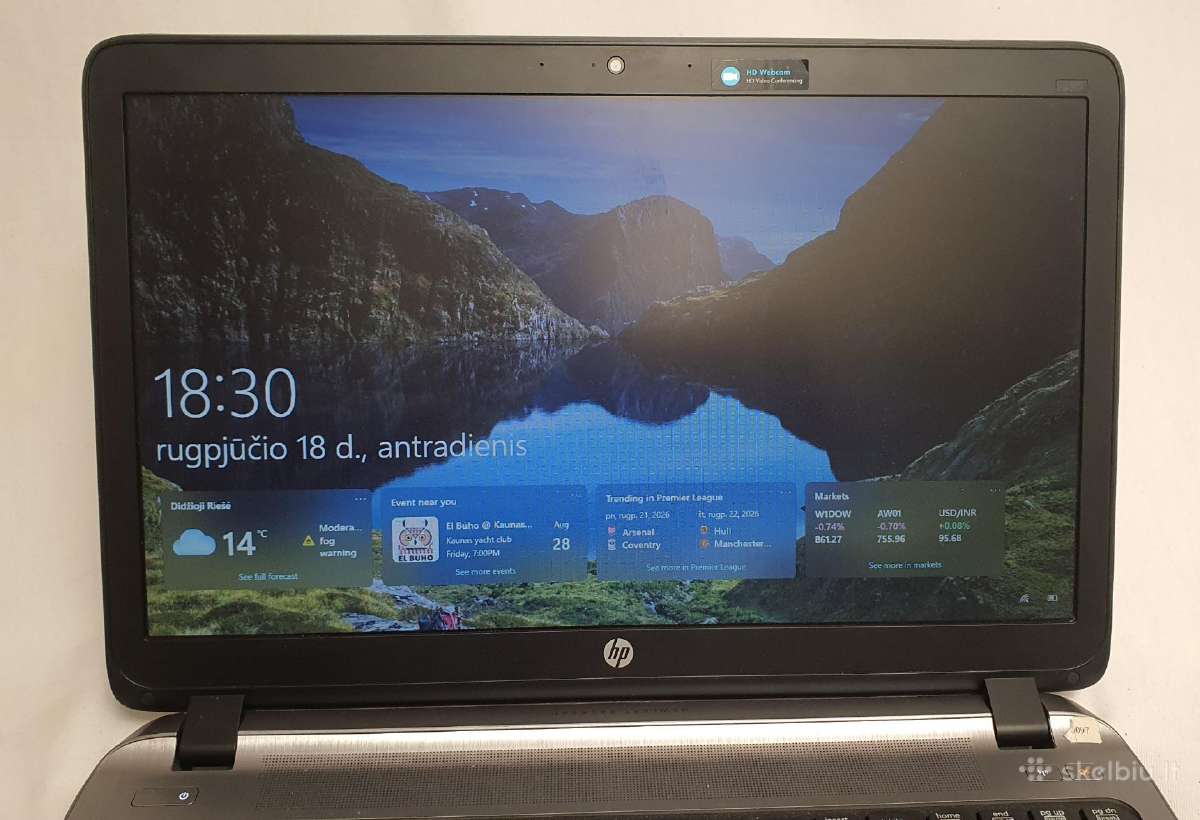 Hp Probook 450 G2 Intel Core i5-5200u 8 RAM 700hdd - nuotraukos Nr. 3