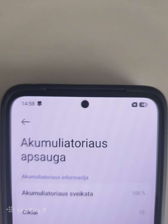 Telefonas Xiaomi Redmi Note 14 256 GB Telefonai - nuotraukos Nr. 4