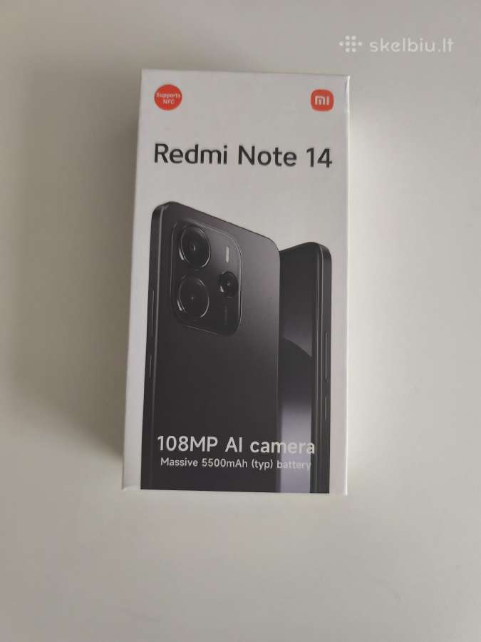 Telefonas Xiaomi Redmi Note 14 256 GB Telefonai - nuotraukos Nr. 7