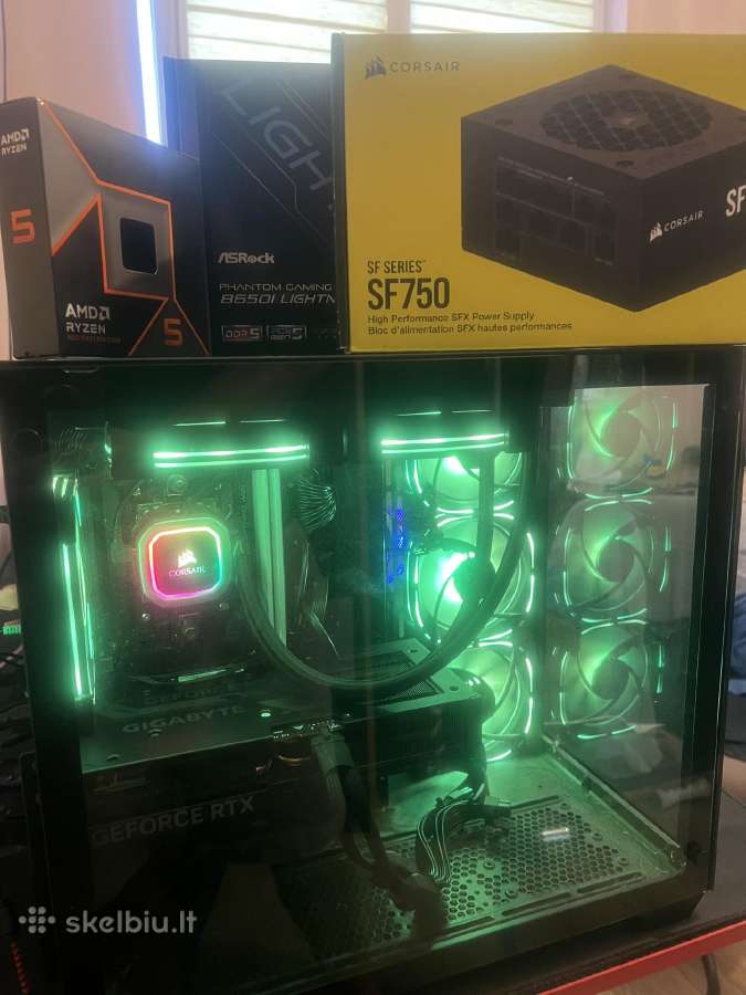 Galingas Pc - 5070ti, 32gb RAM Ddr5, Ryzen 5 9600x - nuotraukos Nr. 3