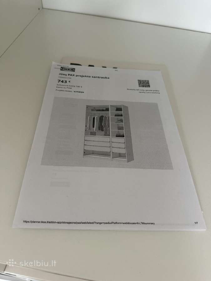 Ikea Pax spinta - nuotraukos Nr. 2