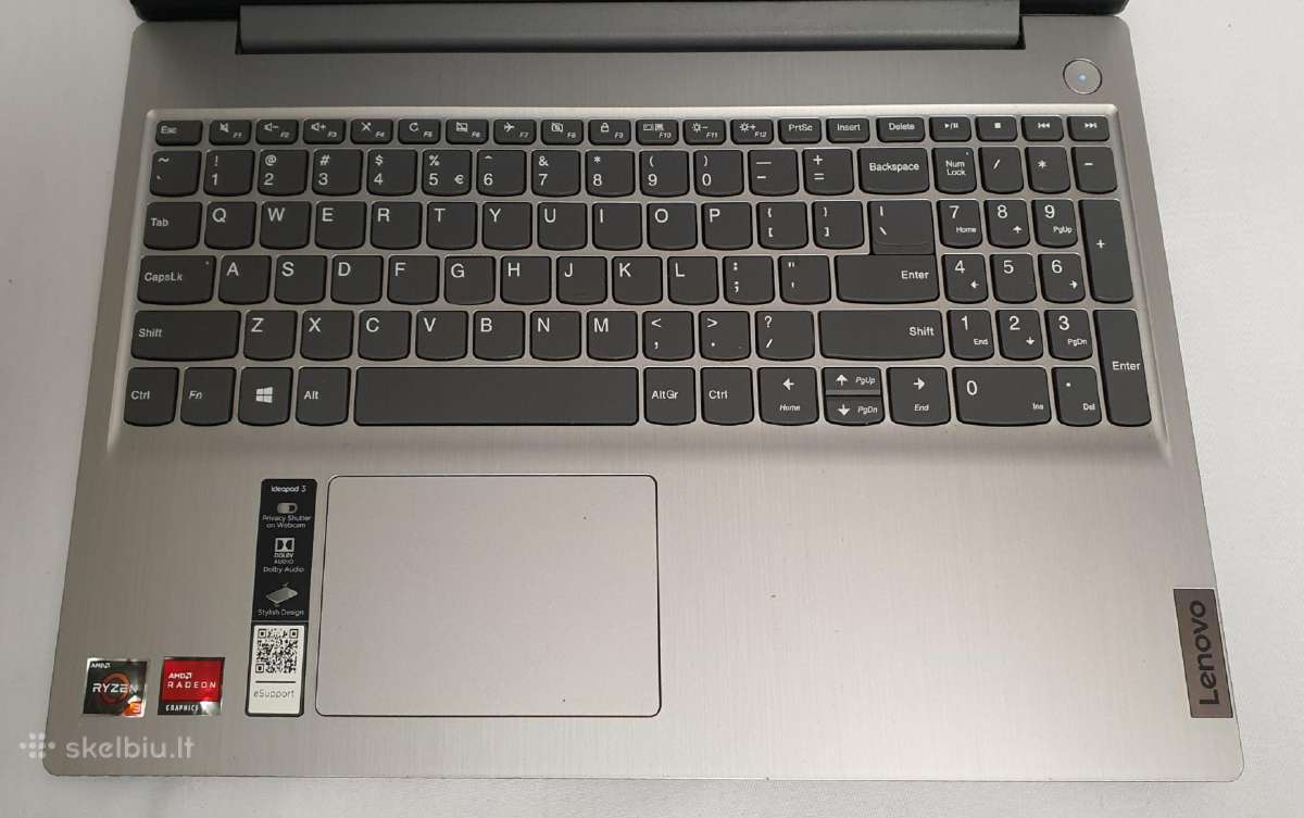 Lenovo Ideapad 3 15ada05 (81w1) Amd Ryzen 3 3250 - nuotraukos Nr. 3