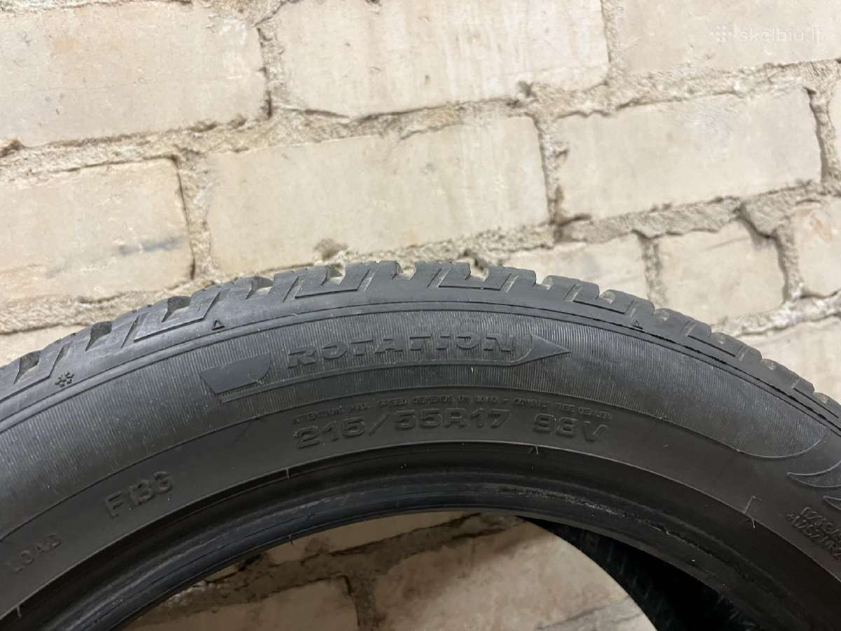 2komplektai Žiem. ir vasarinių padangų 215/55/r17 - nuotraukos Nr. 9